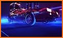 Neon Racing Sports Car Keyboard Theme related image