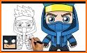 Coloring Ninja For Kids related image