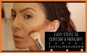 Tutorial on makeup contours related image