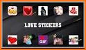 Romantic Stickers - WAStickerApps related image