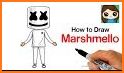 how to draw drinks with marshmello related image