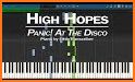 Panic! At The Disco - High Hopes - Piano Keys related image