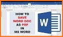 Convert Word to PDF - Documents DOC to PDF related image