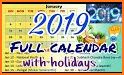 Malayalam Calendar 2019 - മലയാളം കലണ്ടര് 2019 related image