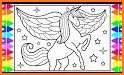 unicorn coloring pages and drawing related image