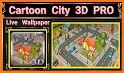 Cartoon City 3D live wallpaper related image