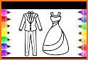 Coloring Wedding Brides and Groom related image