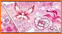 Silver Pink Rose Keyboard Theme related image