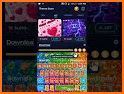 Colorful Sparkling Light Keyboard Theme related image