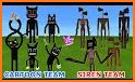 Siren Head and Cartoon Cat Addon for MCPE related image