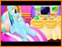 Apple Princess Pregnant Check-Up Newbaby Born Game related image