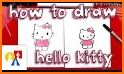 Coloring Kitty Cartoon Doll related image