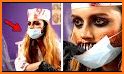 Scary Face Masks - Halloween Makeup Stickers related image