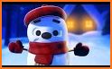 Cartoon Cute Snowman Winter Theme related image