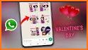 Valentine Day WA Stickers - Romantic Stickers related image