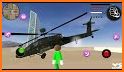 Flying Green Stickman Rope Hero Gangstar Crime related image