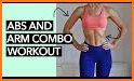 Home Workout --  No Equipment(Abs & Arm workout) related image