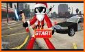 Stickman santa rope hero : Santa Crime city related image