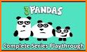 3 Pandas Night Physics Game related image