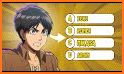 Attack on Titans Quiz Words related image