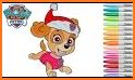 Coloring Book for Puppy patrol Christmas HD related image