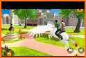 Flying Unicorn Taxi Driving: Horse Taxi Games related image