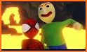 Spider vs Baldi & Neighbor Fall basic Flat related image