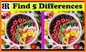 Food And Drinks: Find The Difference Free Game related image