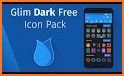 Glim Dark - Icon Pack related image