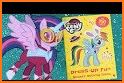 Cute Little Pony Coloring Book related image