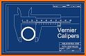 Measuring tape - ruler and vernier caliper related image