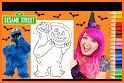 Halloween Coloring Book Glitter related image