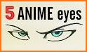 How to draw anime eyes step by step learn easy related image