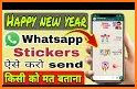 Happy New Year 2019 Stickers related image