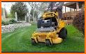 Lawn mower simulator: write on the grass related image