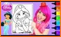 Princess Coloring Book Drawing Pages related image