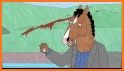 Fighting tiger bojack horseman related image