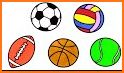 Sport Coloring Book Games - Basketball - Tennis related image