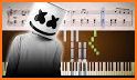 Marshmello Bastille Happier Piano Black Tiles related image