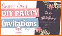 Invitation card maker : events related image