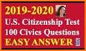 US Citizenship Test 2019 Free related image