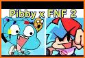 Finn Pibby Vs Gumball FNF Mod related image