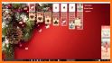 Solitaire Game. Christmas related image