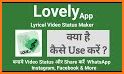 Lovely - Lyrical Video Status Maker related image