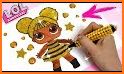 Coloring Surprise Dolls lol Page Paints For Kids related image