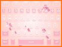 Pink Butterfly Keyboard related image