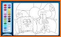 Purple Pink Coloring Book-Kids Painting Game related image