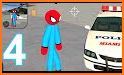 Flying Spider Stickman Super Rope Hero Gangstar related image