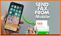 Fax - Send fax from phone related image