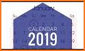 USA Holiday Calendar 2019 - USA Calendar Free related image